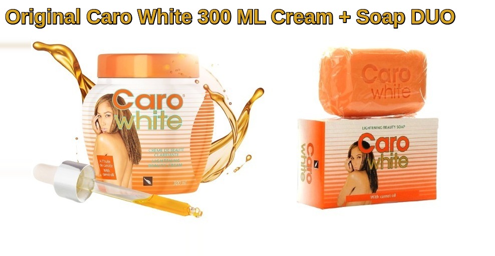 CARO WHITE SKIN LIGHTENING DUO 300 mL CREAM PLUS SOAP